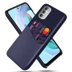 Motorola G51 5G - Læder Hardcover med kortholder - Blå