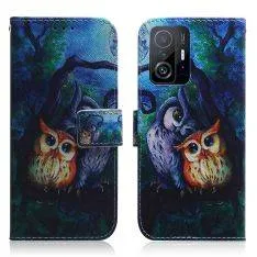 Xiaomi 11T/11T Pro - Læder cover / pung - Printet Design - ugler
