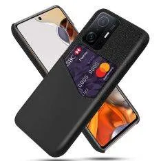 Xiaomi 11T/11T Pro - KSQ læder Hard cover med kortholder - Sort