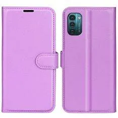 Nokia G11/G21 - Læder cover / pung - Lilla