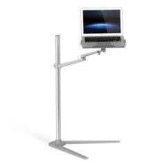WERGON - Hera - Laptop / iPhone / tablet 4-17" - Justerbar Design Alu holder H:41-102cm - Sølv