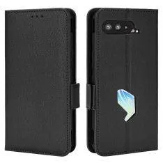 Asus ROG Phone 5 / ROG Phone 5s - Læder cover / pung - Sort