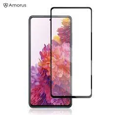 Samsung Galaxy S20 FE / S20 FE 5G - AMORUS "full glue" hærdet beskyttelsesglas med komplet dækning