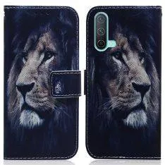 OnePlus Nord CE - Læder cover / pung - Printet Design - Løve