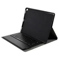 iPad Pro 12.9  (2015-2017) - Bluetooth/trådløs Tastatur -  DANSK layout m/aftagelig cover - Sort