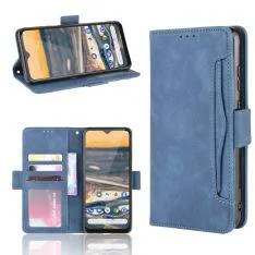 Nokia 5.3 - Læder cover / pung - Aftagelig udvendig kortholder - Blå