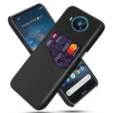 Nokia 8.3 5G - KSQ læder hard cover med kortholder - Sort