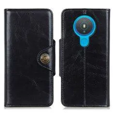 Nokia 1.4 - Vintage læder cover / pung - Sort