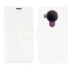 Nokia 5.4 - Læder cover / pung - Hvid