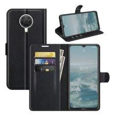 Nokia G10/G20 - Læder cover pung - Sort