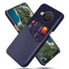 Nokia X10 / X20 - KSQ læder hard cover med kortholder - Blå