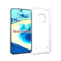 Nokia XR20 - Shockproof gummi cover - Transparent