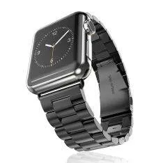 Apple Watch 10 46mm / 9/8/7/6/5/4/3/2/1/SE - 45/44/42mm / Watch Ultra / Ultra 2 - XINCUCO metal rem - Sort