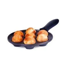 Royal Æbleskivepande i støbejern – Ø20 cm