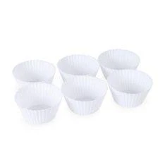 Muffinforme i silikone - sæt med 6 stk.