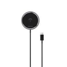 Dudao USB-C Magnetisk Trådløs oplader 15W - Magsafe kompatibel - Sort
