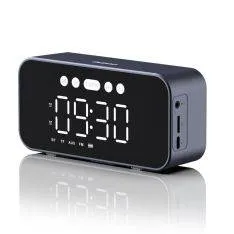 Dudao Y17 Bluetooth Højttaler med alarmklokke - Sølv