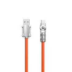 Dudao USB-C / USB-A  Opladerkabel 120W - Roterbart - 1m