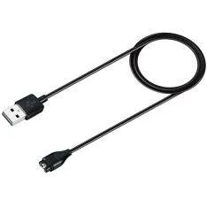 Magnetisk USB-A opladerkabel til Garmin smartwatch - 1m - Sort