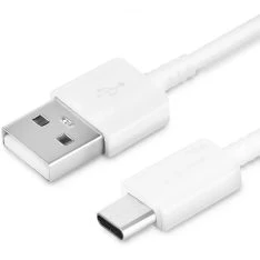 Original Samsung USB / USB-C kabel 1.5 m - EP-DG970BWE  - Bulk - Hvid