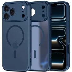 iPhone 17 Pro Max / 18 Pro Max - Tech-Protect BasicMag cover - Marineblå
