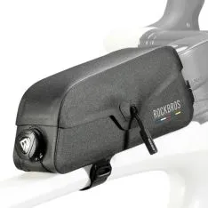Rockbros cykeltaske til stel 0,6L - Vandtæt - Med magnetisk lukning - Sort