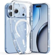 iPhone 17 Pro Max / 18 Pro Max - Tech-Protect FlexAir Magsafe cover - Clear Glitter