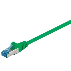 Cat 6a S/FTP LSZH Netværkskabel - Grøn - 1 m