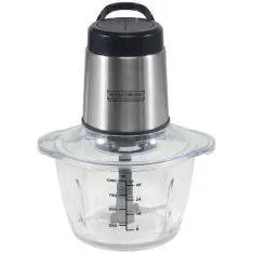 Royalty Line Elektrisk chopper 300W / 1,0L - Rustfrit stål/Transparent