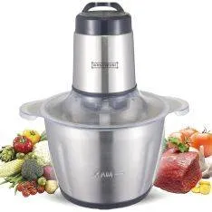 Royalty Line Elektrisk chopper 600W / 3L - Rustfrit stål/Transparent