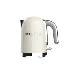Swiss Haus Retro Elkedel 1.7L / 2200W - Lake Geneva - Creme