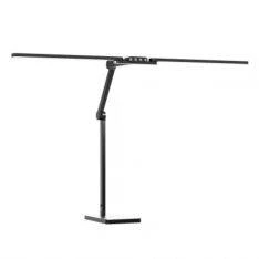 Transformbar Skrivebordslampe - Med svingarm og Square Base - 1600 Lumen - Sort