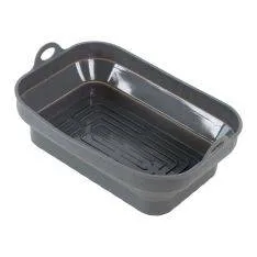 Airfryer silikoneform 22x15,5 cm - Sort