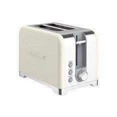 Swiss Haus retro brødrister 930W - 2 skiver - 7 risteindstillinger - Lake Geneva - Creme