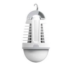 Platinet 2-i-1 LED lampe -og myggedræber - Genopladelig - Hvid