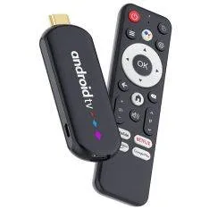 Fjernbetjening til Google TV / Android TV med WIFI modtager - Sort