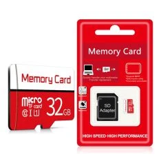 32GB MicroSD TF Hukommelseskort Class 10 - inkl. SD kort Adapter