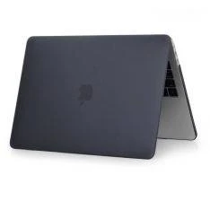 MacBook Air 13" (2020/2019/2018) - Hard cover front + bagside - Sort