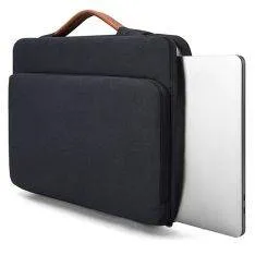 MA069 - Premium sleeve til MacBook/laptop 13.3-14" op til str. 37x26 cm - Sort