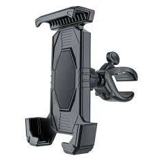 iPhone / Smartphone cykelholder - Roterbar 360 grader - Sort
