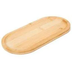 Oval Bakke i bambus 22,5x10,5 cm til badeværelse / Entre
