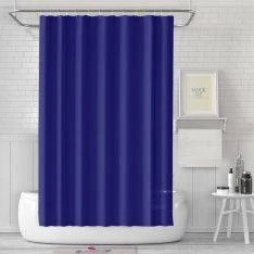 Badeforhæng CS PEVA 180x180 cm - Mørkeblå