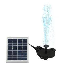 MEIERDE springvand med solcellepanel med aluminiumsramme