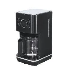 Swiss Haus - Kaffemaskine 1000W / 1.5L - Med aftagelig filter og LED display - Sort