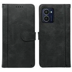 HMD Pulse / HMD Pulse Plus - Læder cover / pung - Sort