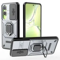 OnePlus Nord CE4 Lite 5G - SLIDE Hybrid cover m/kickstand - Grå