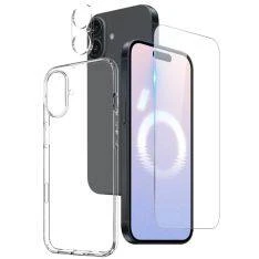 iPhone 16 - NORTHJO gummi cover - Inkl beskyttelsesglas til skærm og kamera