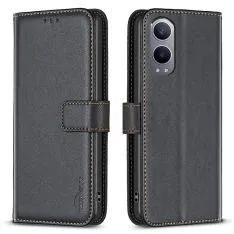 OnePlus Nord CE4 Lite - BINFEN læder cover - Sort