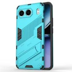 OnePlus Nord 4 - Shockproof Hybrid cover med kickstand - Lyseblå