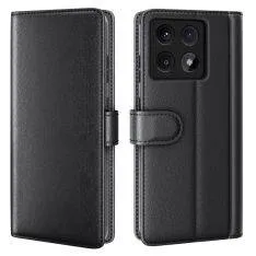 Xiaomi 14T Pro - Ægte læder cover / pung - Sort